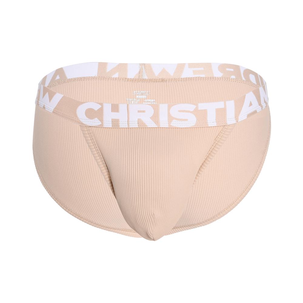 Andrew Christian Essential Rib Brief w/ ALMOST NAKED® Sand