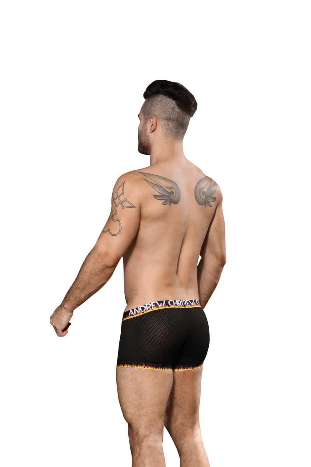 Andrew Christian Flames Mesh Boxer w/ ALMOST NAKED®