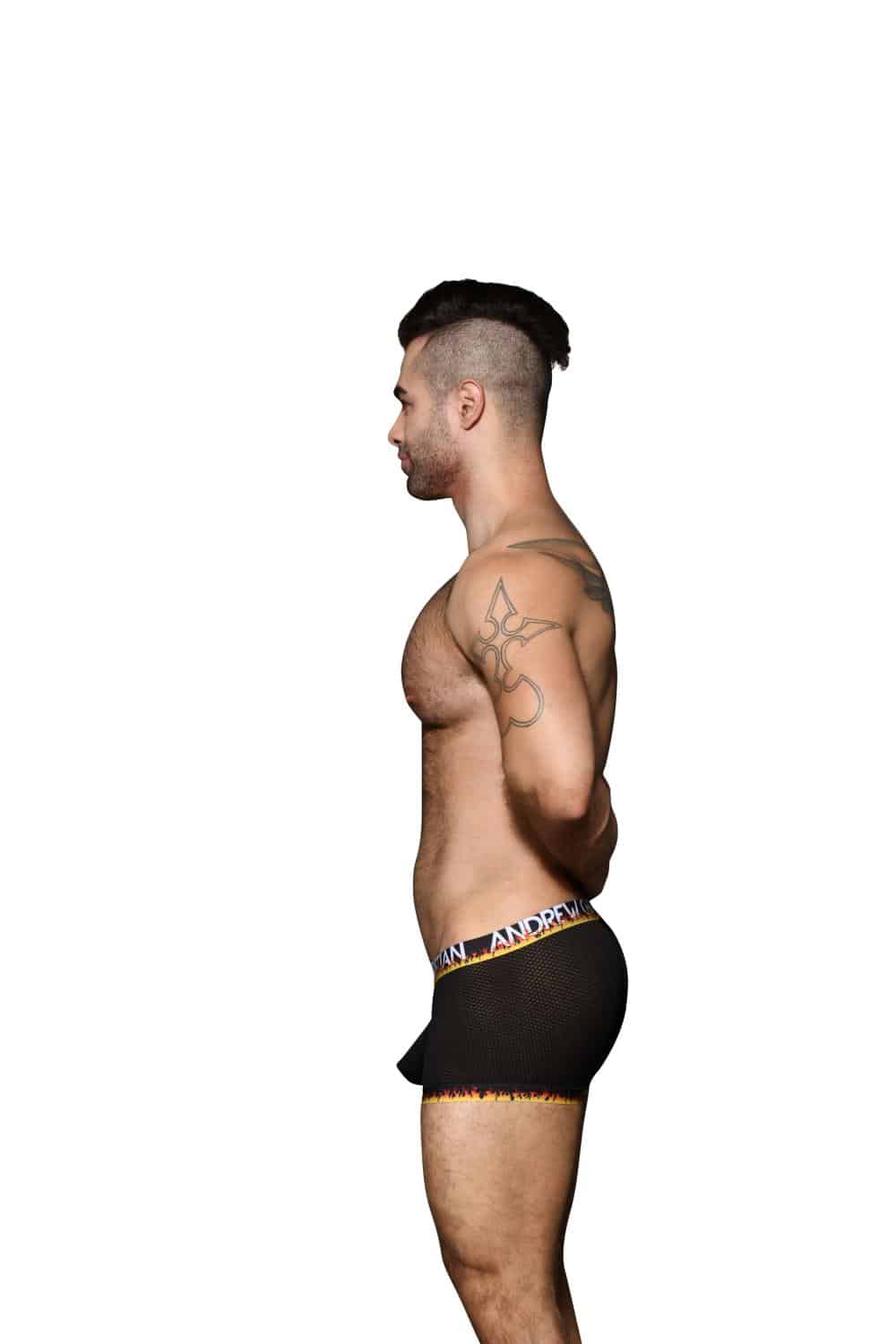 Andrew Christian Flames Mesh Boxer w/ ALMOST NAKED®