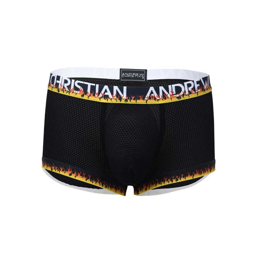 Andrew Christian Flames Mesh Boxer w/ ALMOST NAKED®