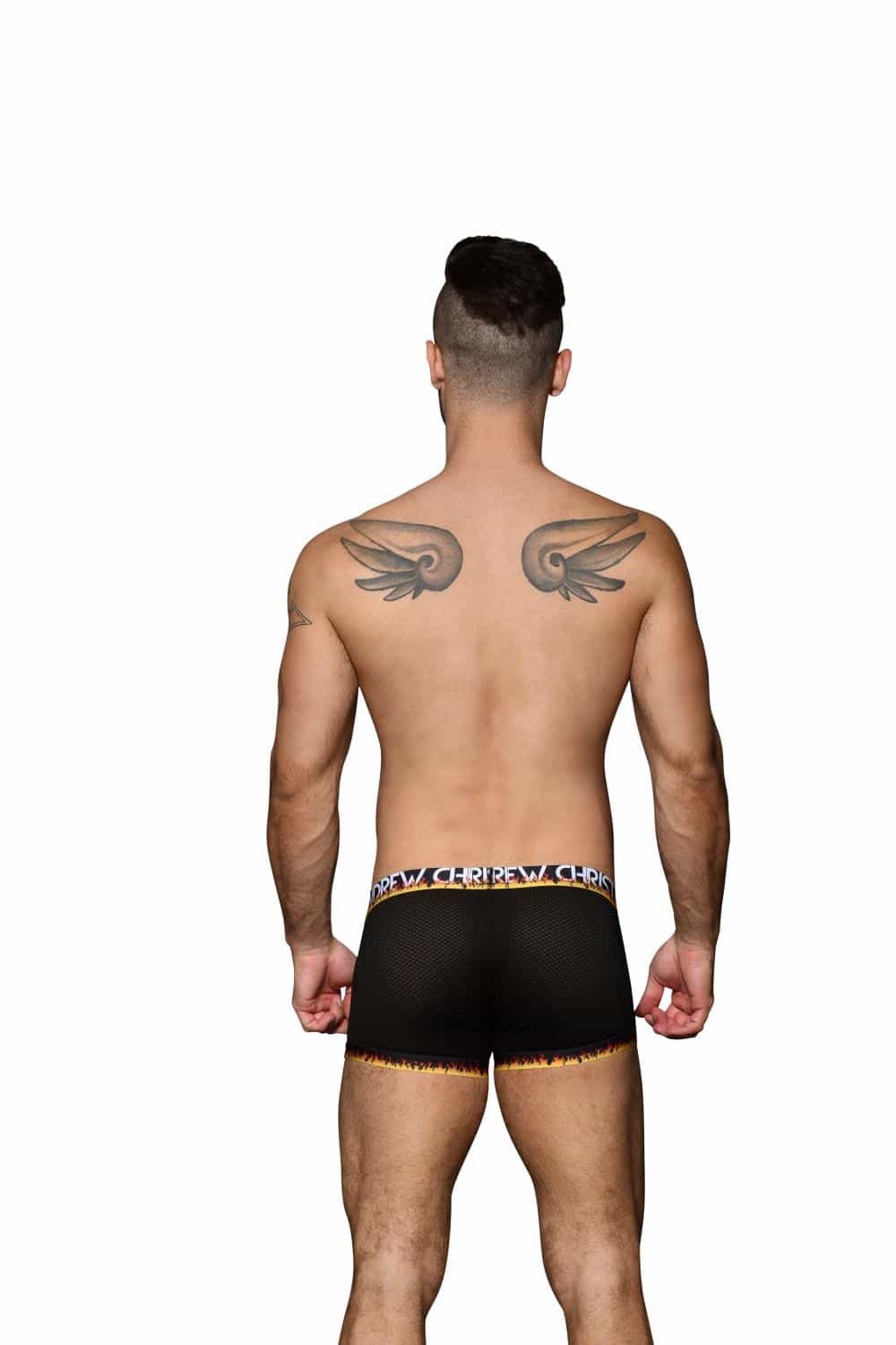 Andrew Christian Flames Mesh Boxer w/ ALMOST NAKED®