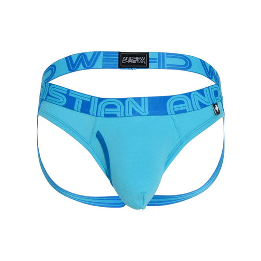 Andrew Christian Fly Jock w/ ALMOST NAKED® Aqua