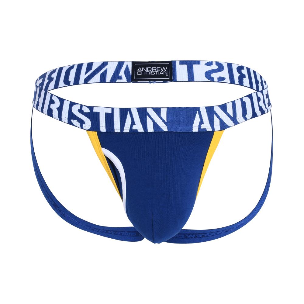 Andrew Christian FLY JOCK W/ ALMOST NAKED® Navy