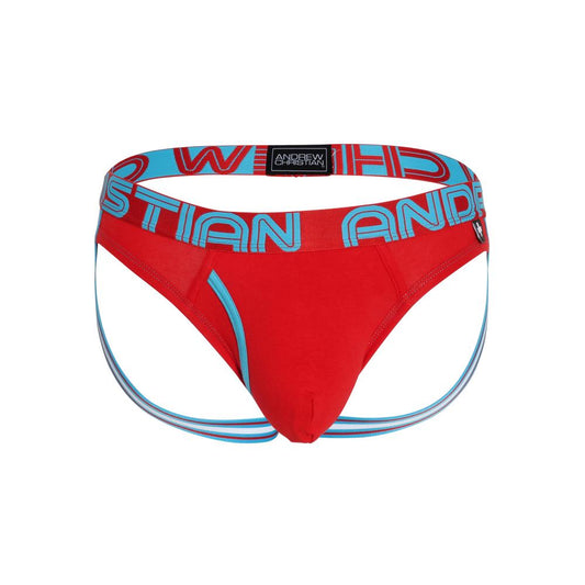 Andrew Christian Fly Jock w/ ALMOST NAKED® Red