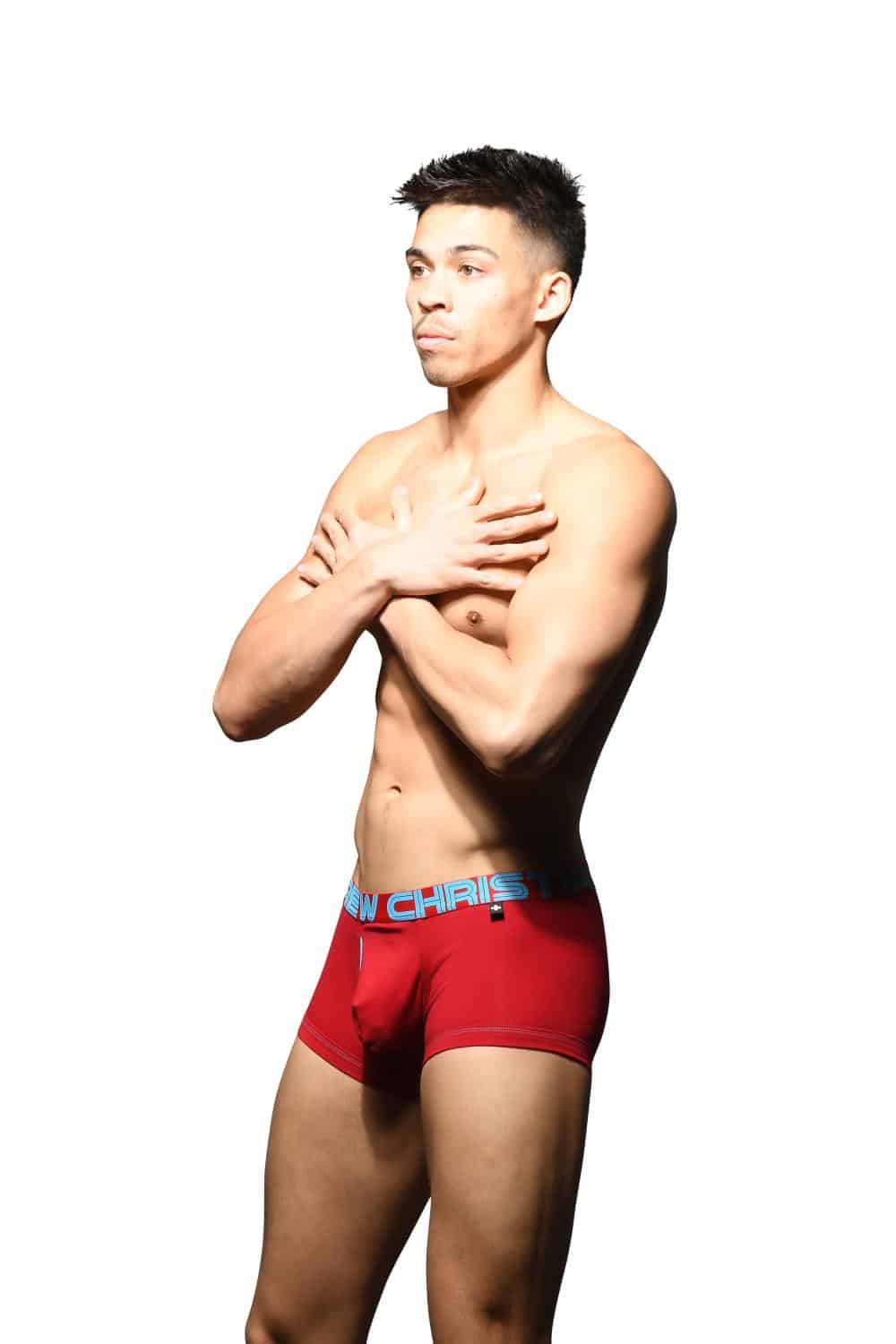 Andrew Christian Fly Tagless Boxer w/ ALMOST NAKED® Red