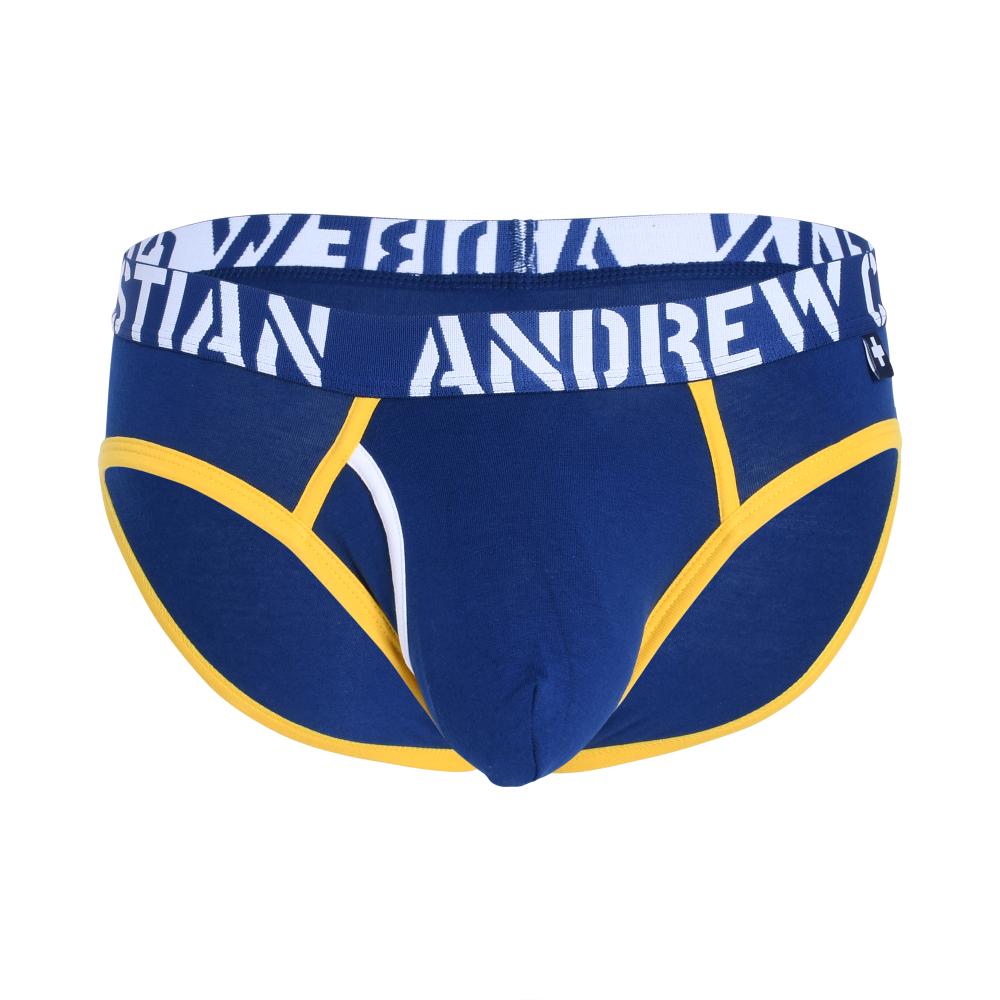 Andrew Christian Fly Tagless Brief w/ ALMOST NAKED® Navy