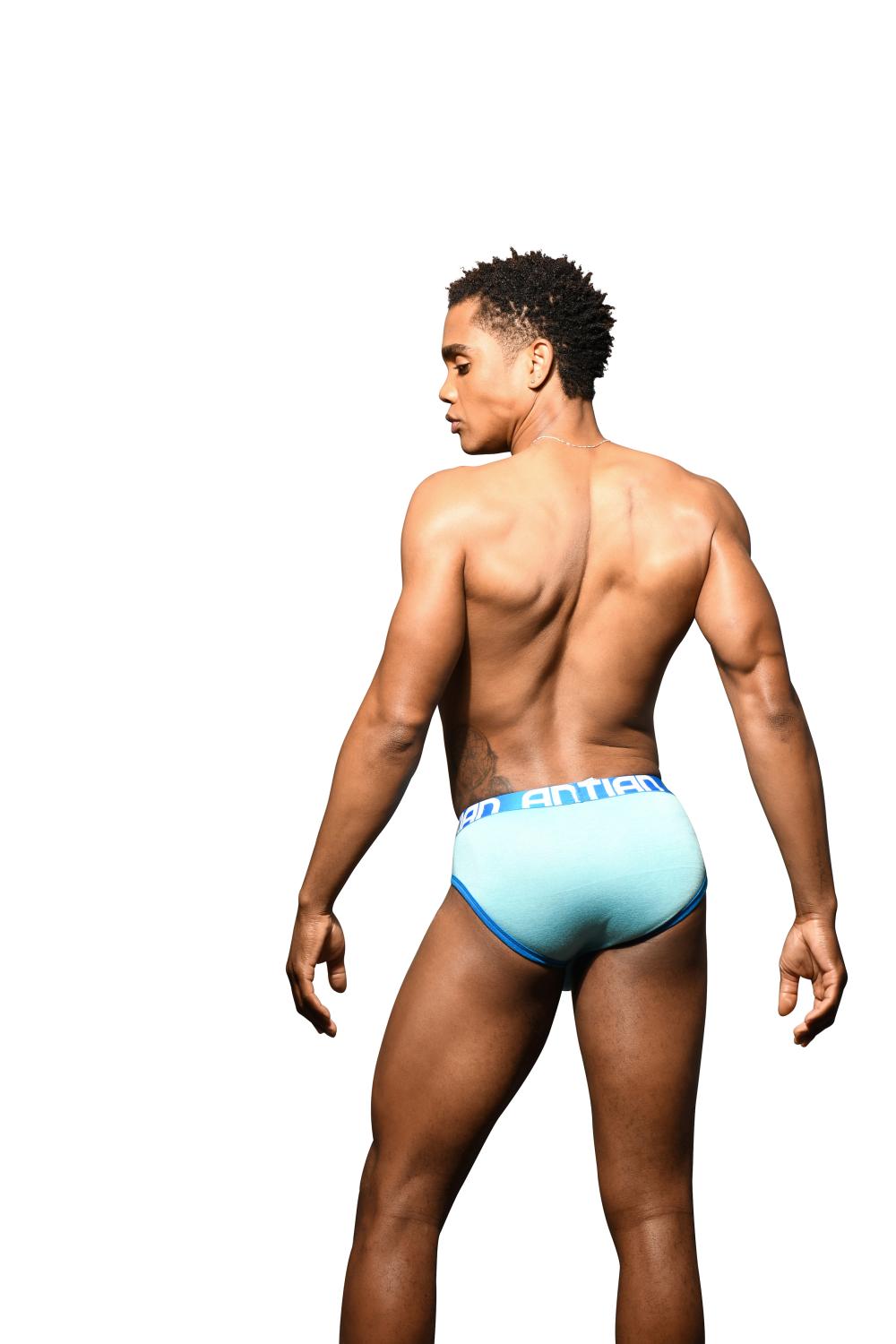 Andrew Christian Fly Tagless Brief w/ ALMOST NAKED® Sky Blue