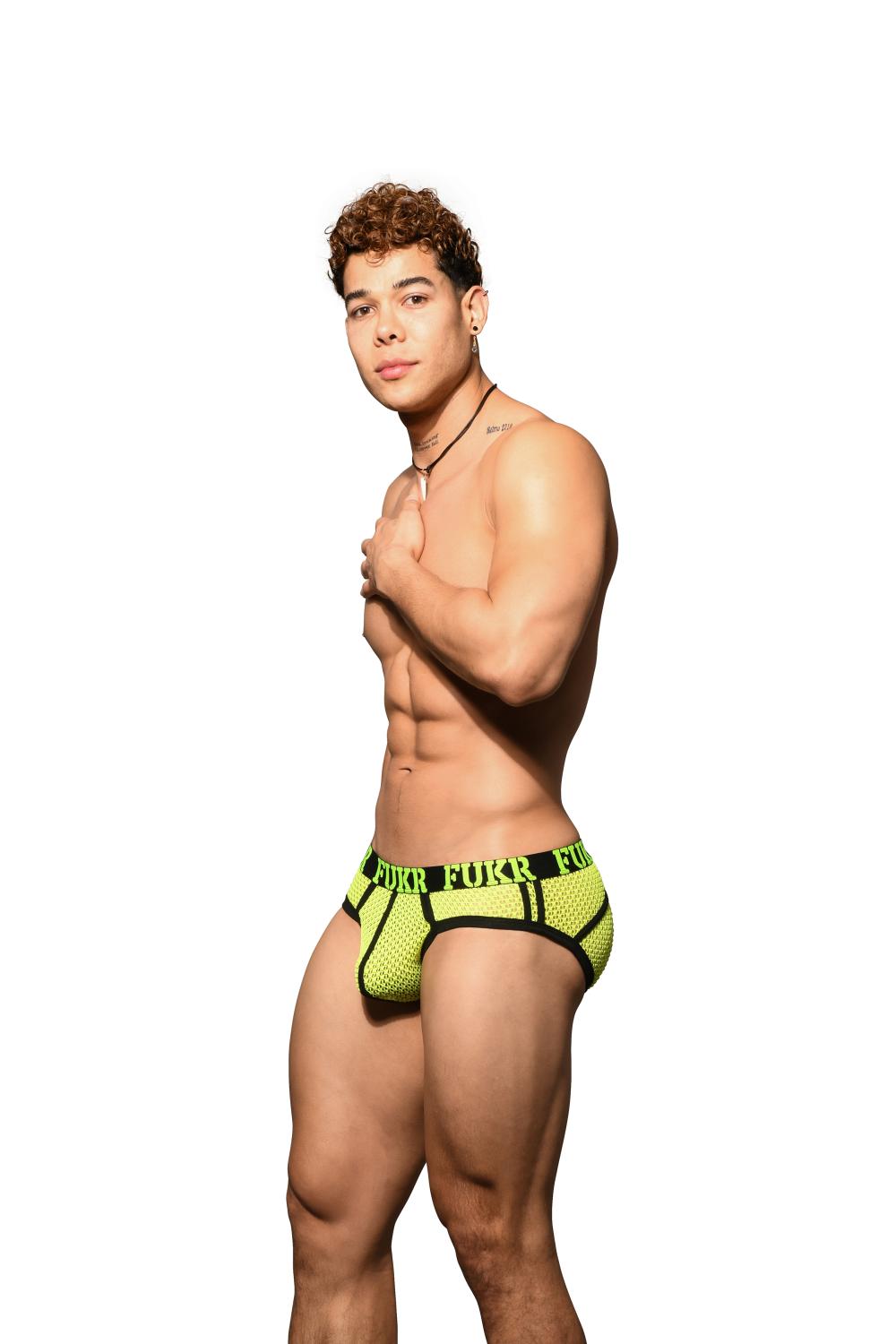 Andrew Christian FUKR NEON MESH BRIEF