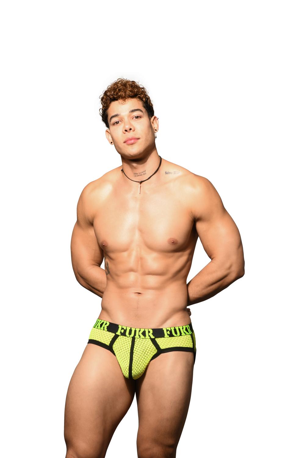 Andrew Christian FUKR NEON MESH BRIEF