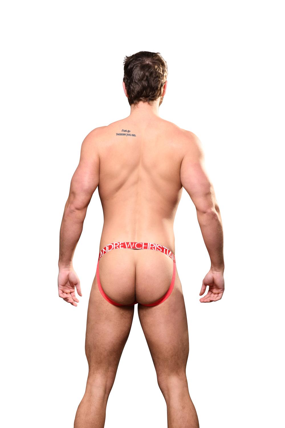 Andrew Christian HAPPY MODAL JOCK W/ ALMOST NAKED® Red