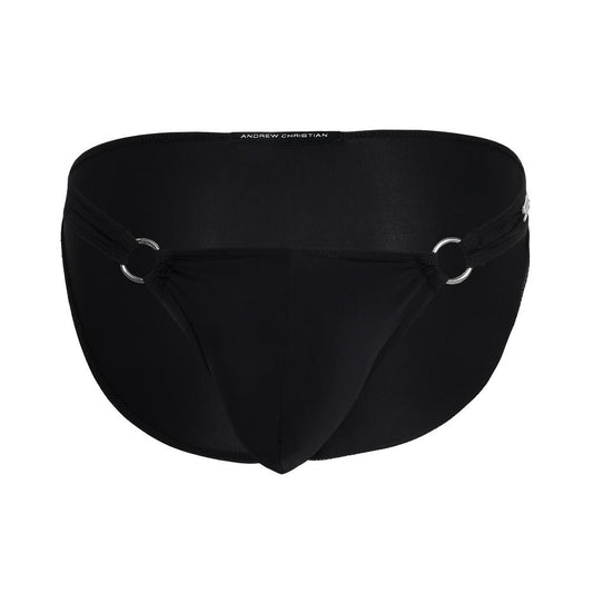 Andrew Christian Low Cut Ring Brief w/ ALMOST NAKED® Black