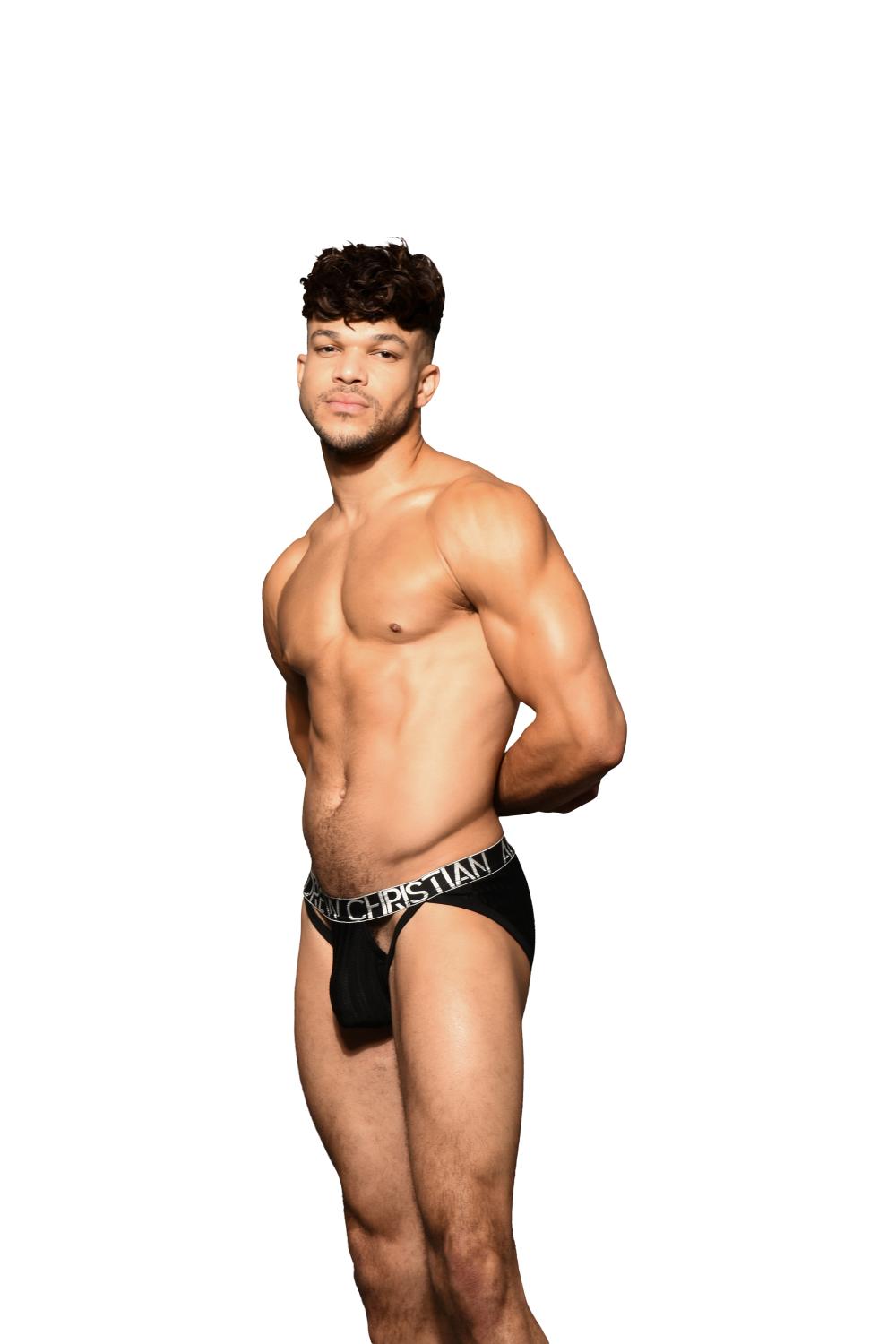 Andrew Christian MIDNIGHT MESH BRIEF W/ ALMOST NAKED®