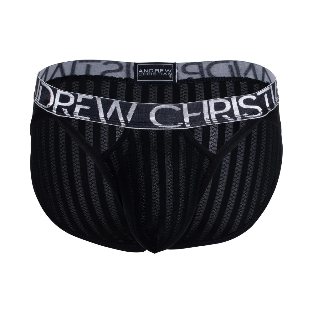 Andrew Christian MIDNIGHT MESH BRIEF W/ ALMOST NAKED®