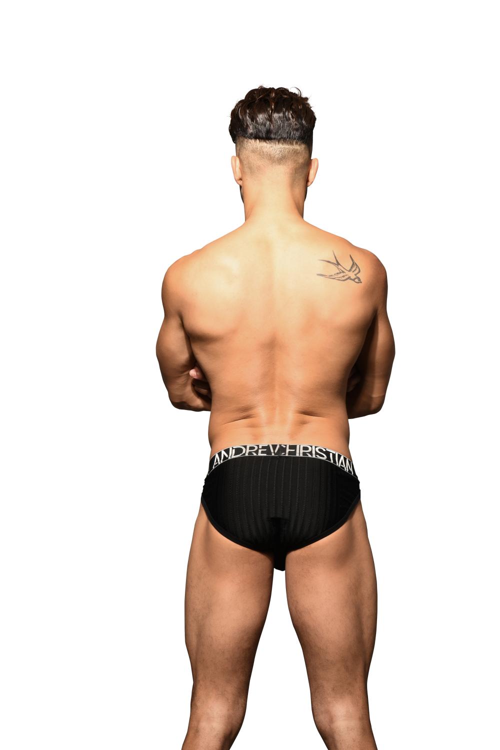 Andrew Christian MIDNIGHT MESH BRIEF W/ ALMOST NAKED®