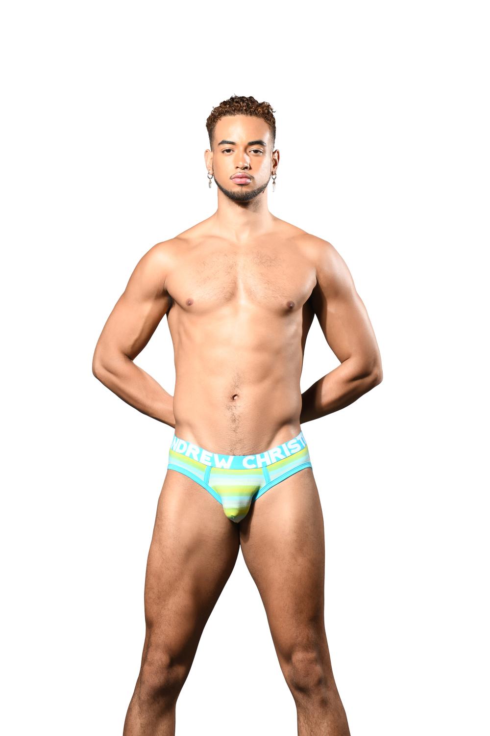 Andrew Christian Pendry Stripe Brief w/ ALMOST NAKED®