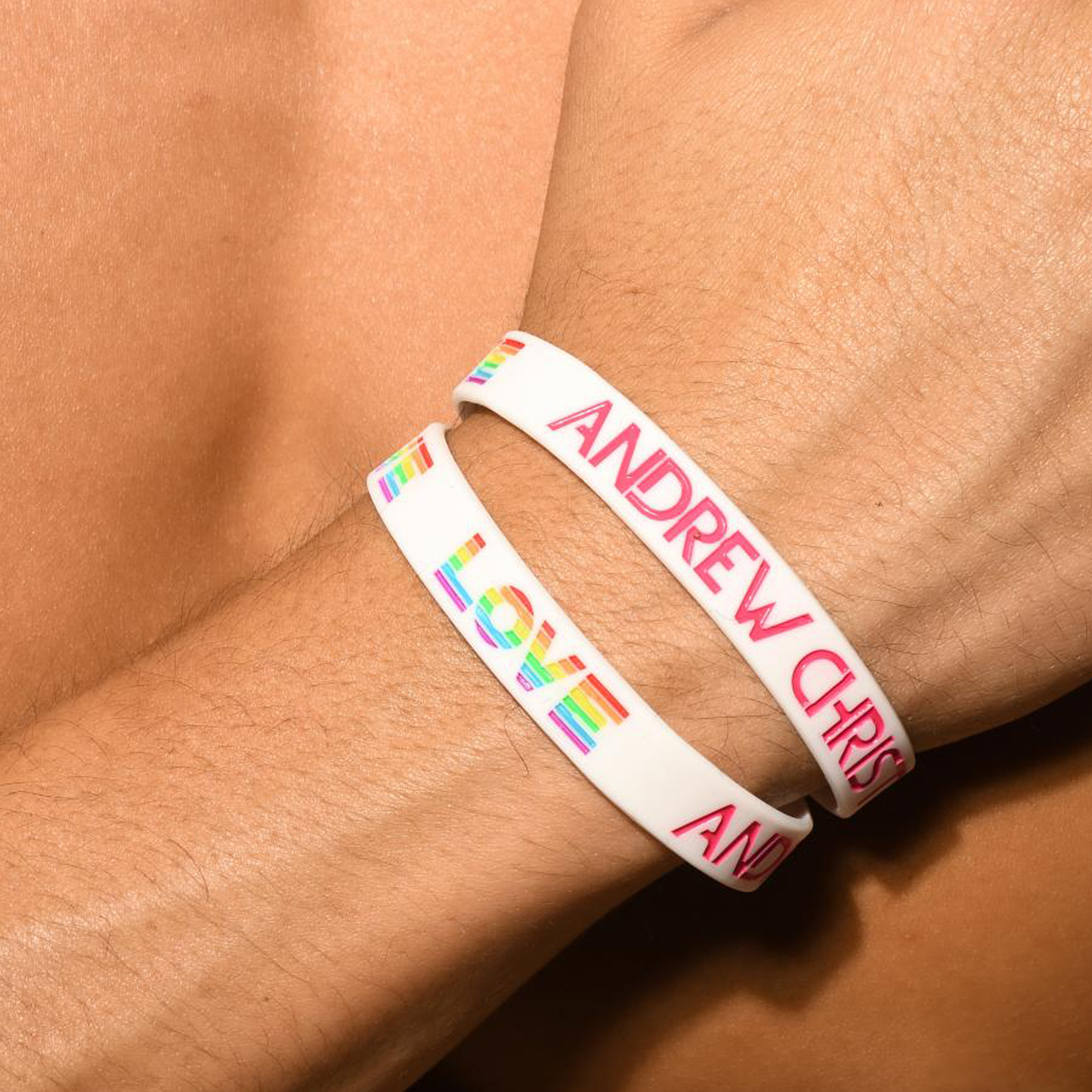 Andrew Christian Pride Love Wristband