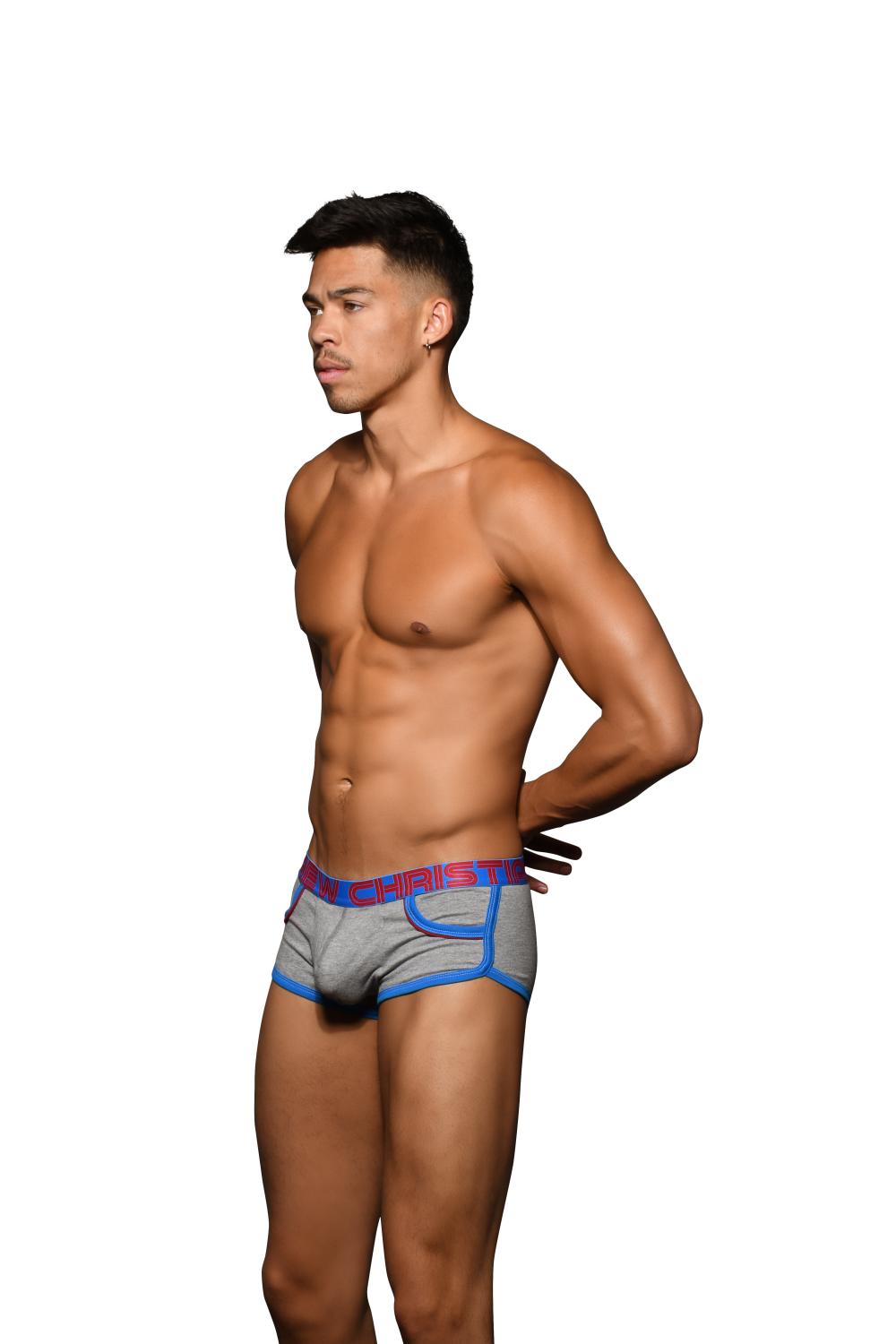 Andrew Christian SHOW-IT® Retro Pop Pocket Boxer Heather Grey