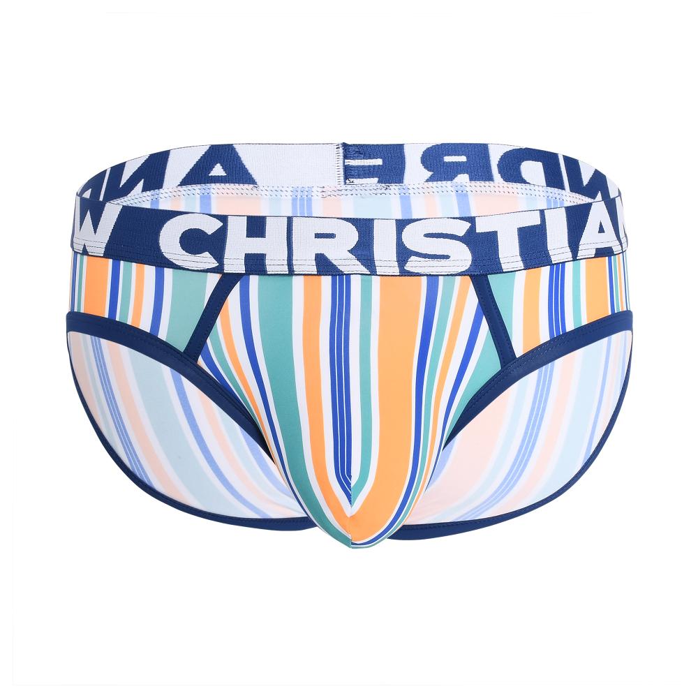 Andrew Christian Sorrento Stripe Brief w/ ALMOST NAKED®