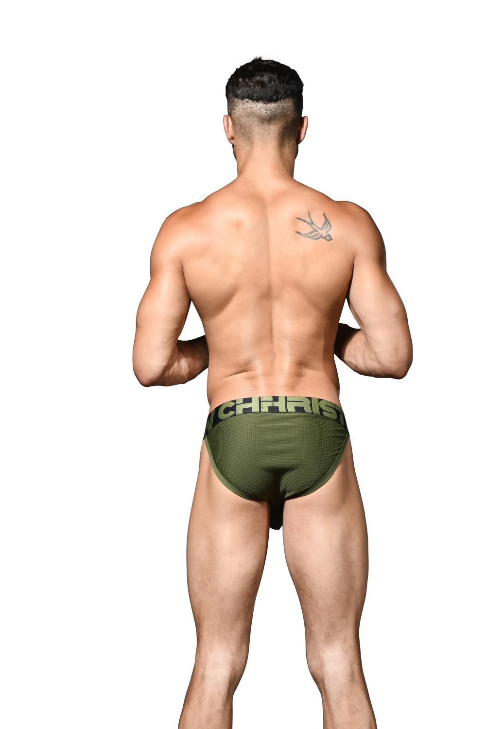 Andrew Christian Special Forces Capsule Brief w/ ALMOST NAKED® Olive