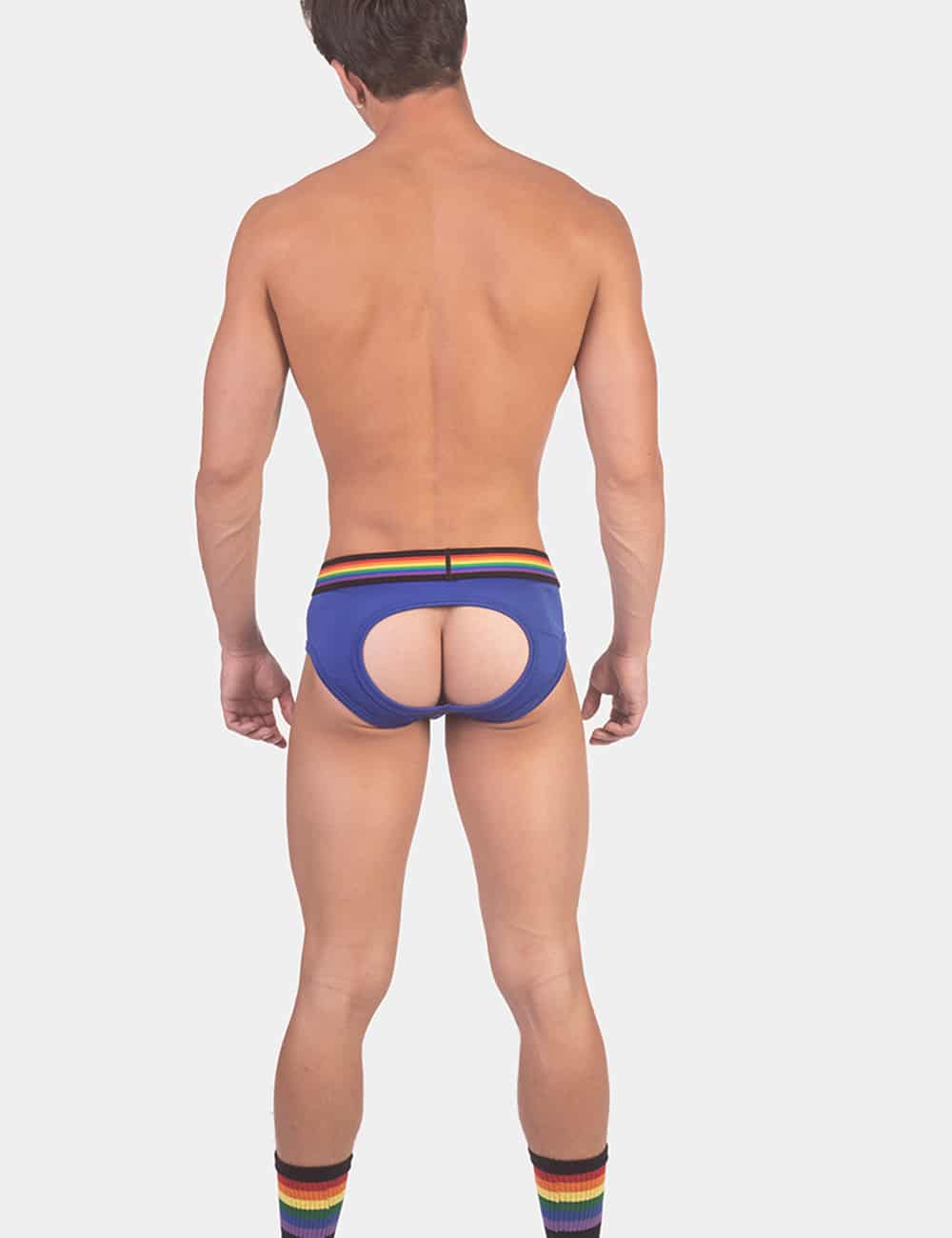 Barcode Berlin Backless Brief Pride Royal