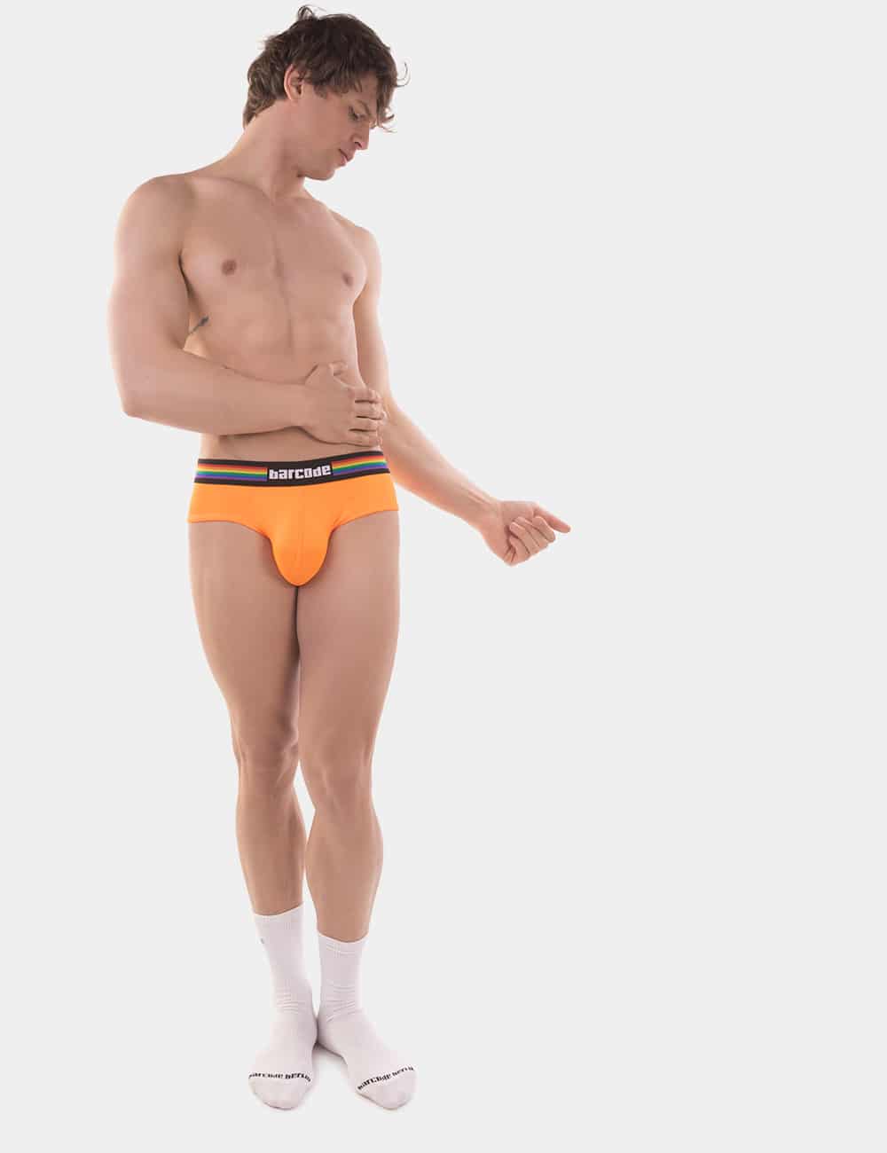 Barcode Berlin Pride Brief Neonorange