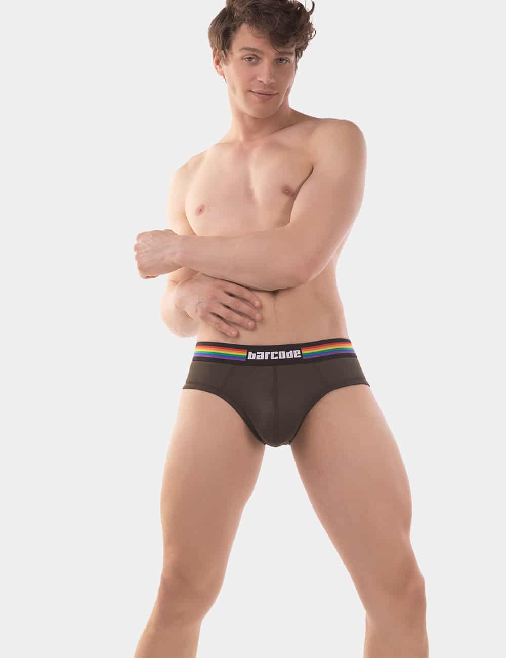 Barcode Berlin Pride Brief Olive