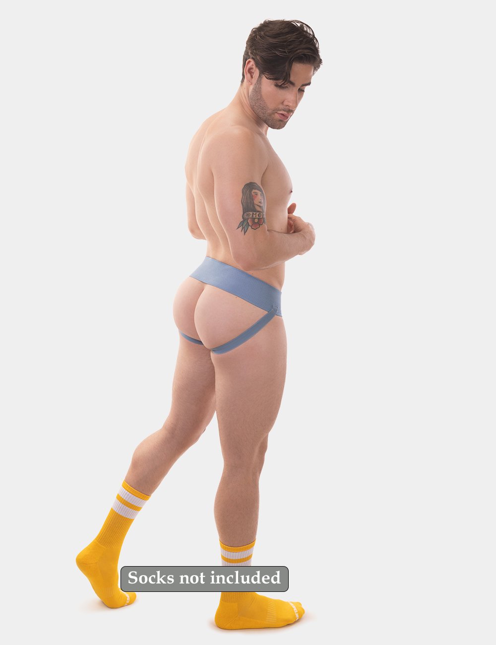 Barcode Berlin Sergey Pop Jockstrap Bluebeige