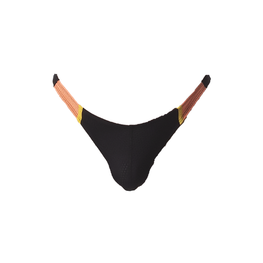 Barcode Berlin Thong RONAK Black-Yellow-Orange