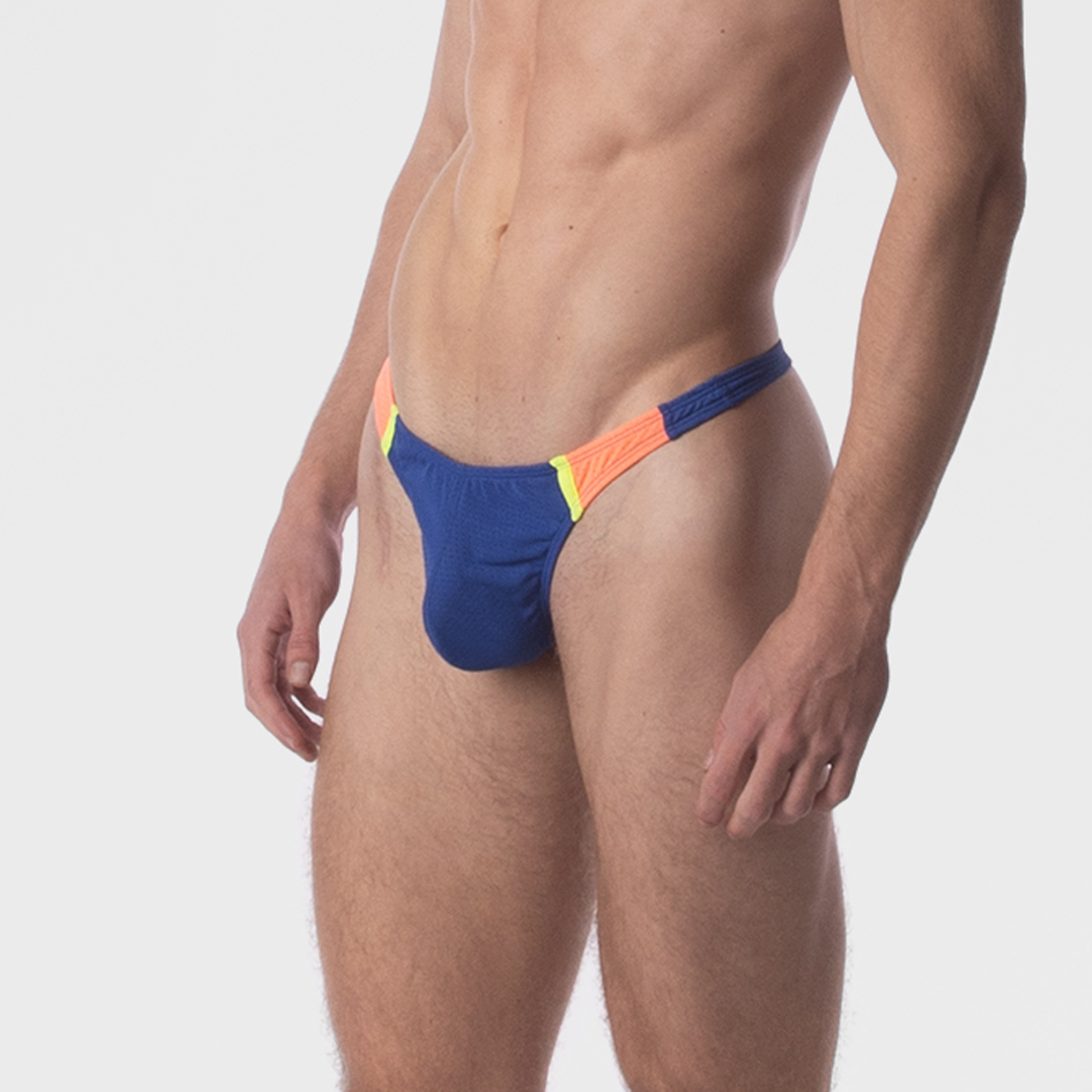 Barcode Berlin Thong RONAK Blue-Orange-Neongreen