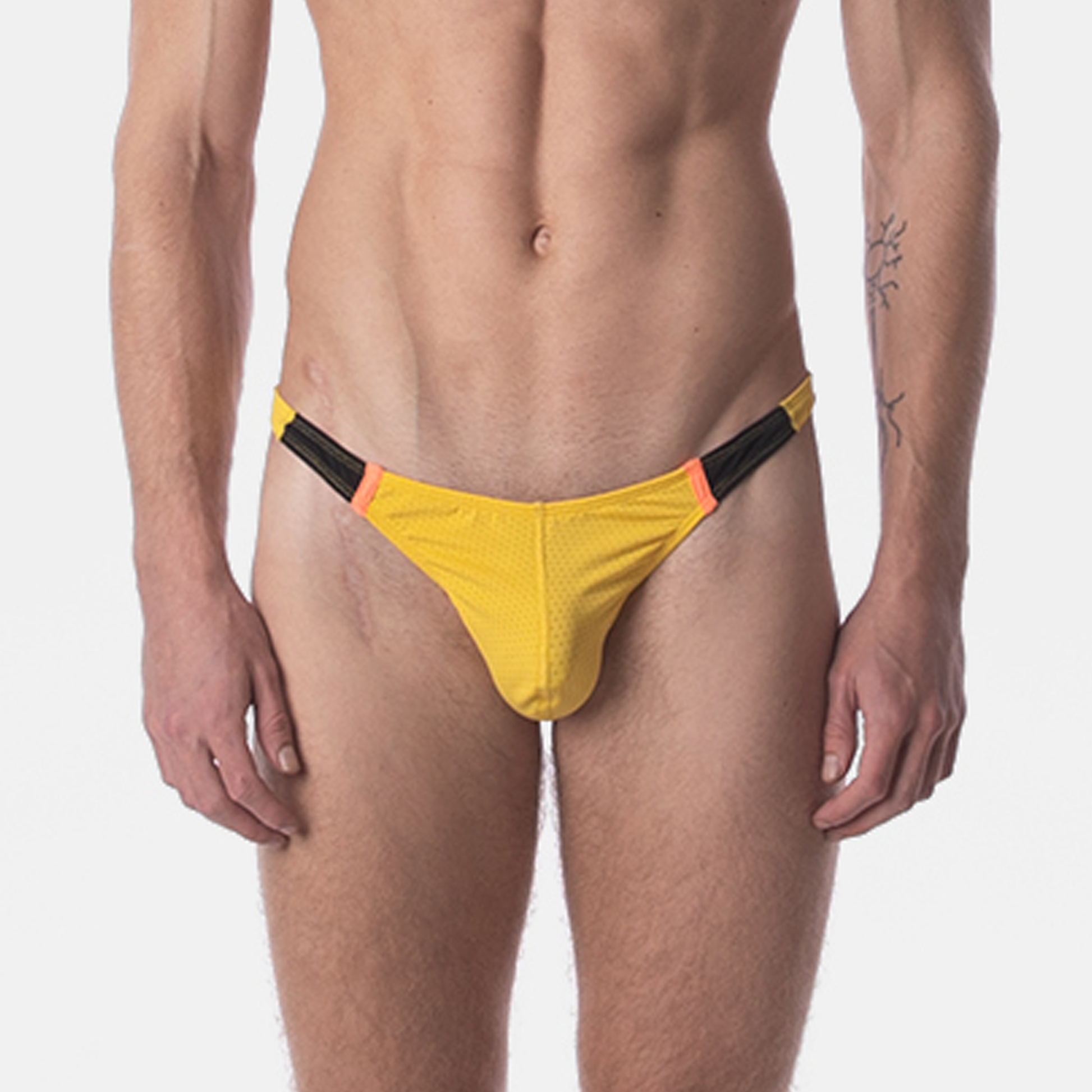 Barcode Berlin Thong RONAK Yellow-Black-Orange