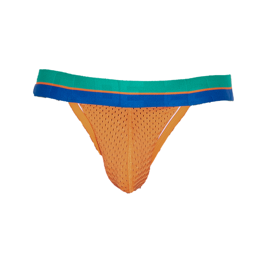 CODE 22 Bright Mesh Jockstrap Orange