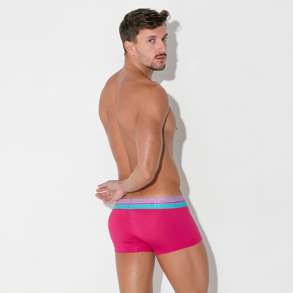 CODE 22 Bright Mesh Trunk Pink