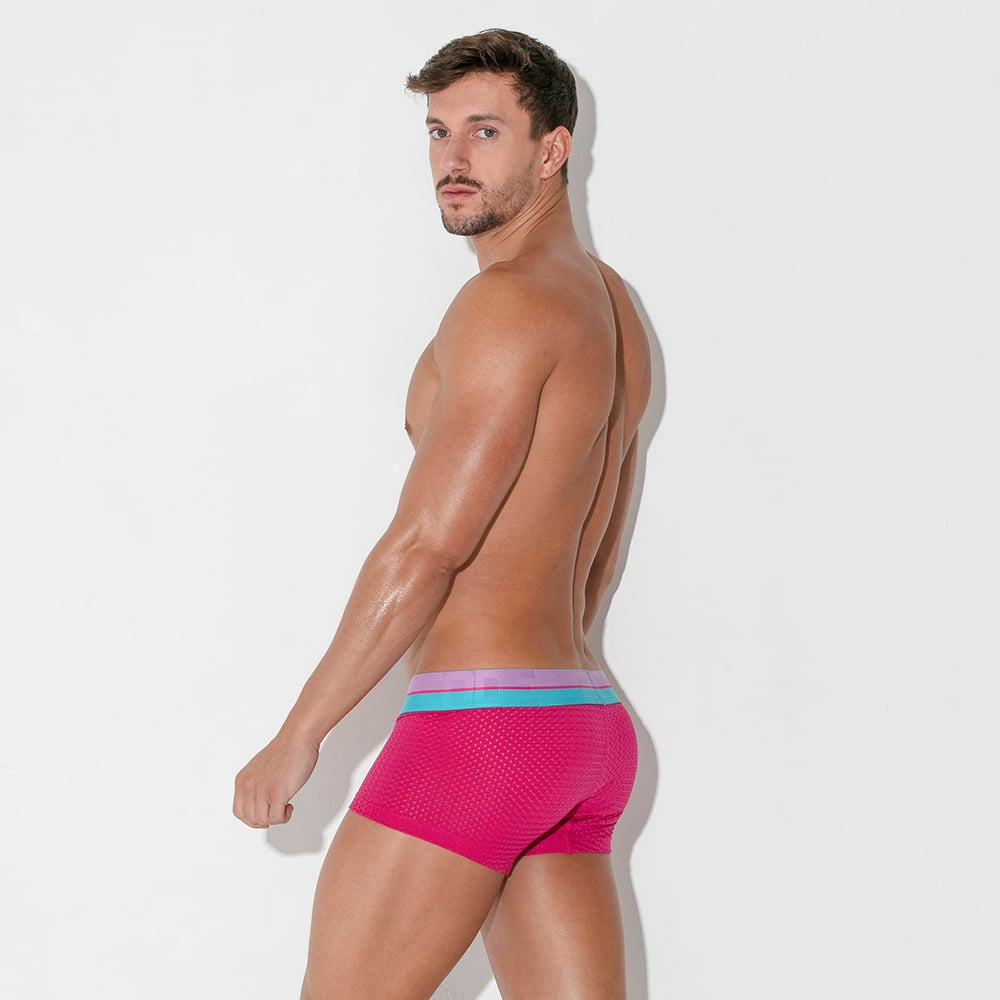 CODE 22 Bright Mesh Trunk Pink