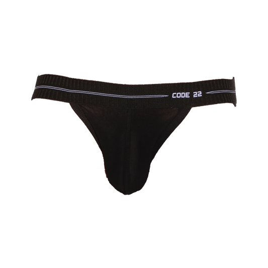 CODE 22 Sheer Mesh Jockstrap Black