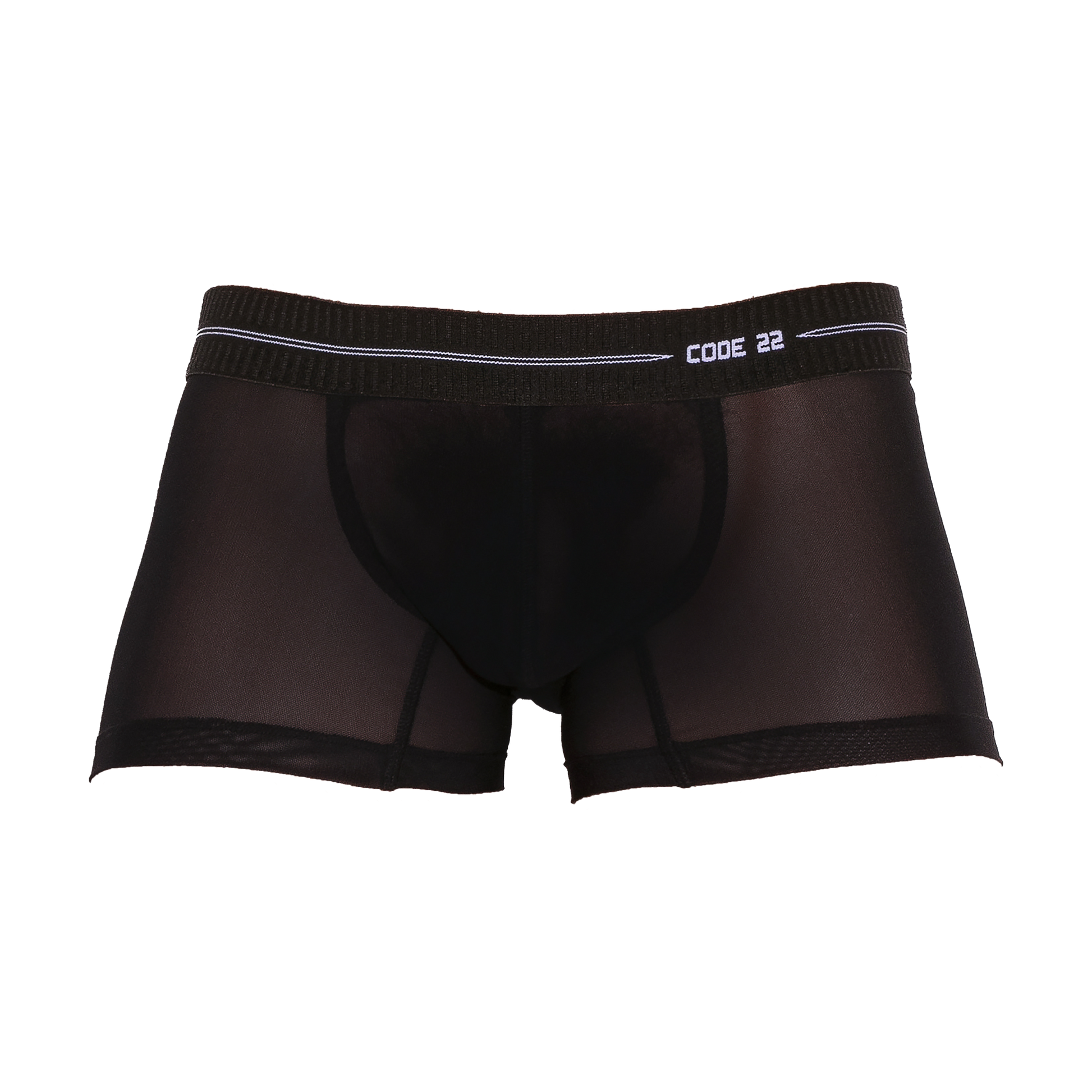 CODE 22 Sheer Mesh Trunk Black