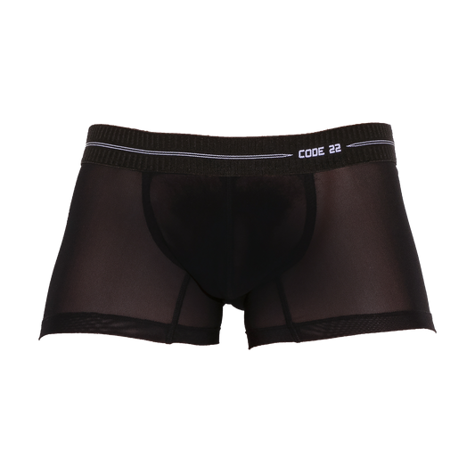 CODE 22 Sheer Mesh Trunk Black