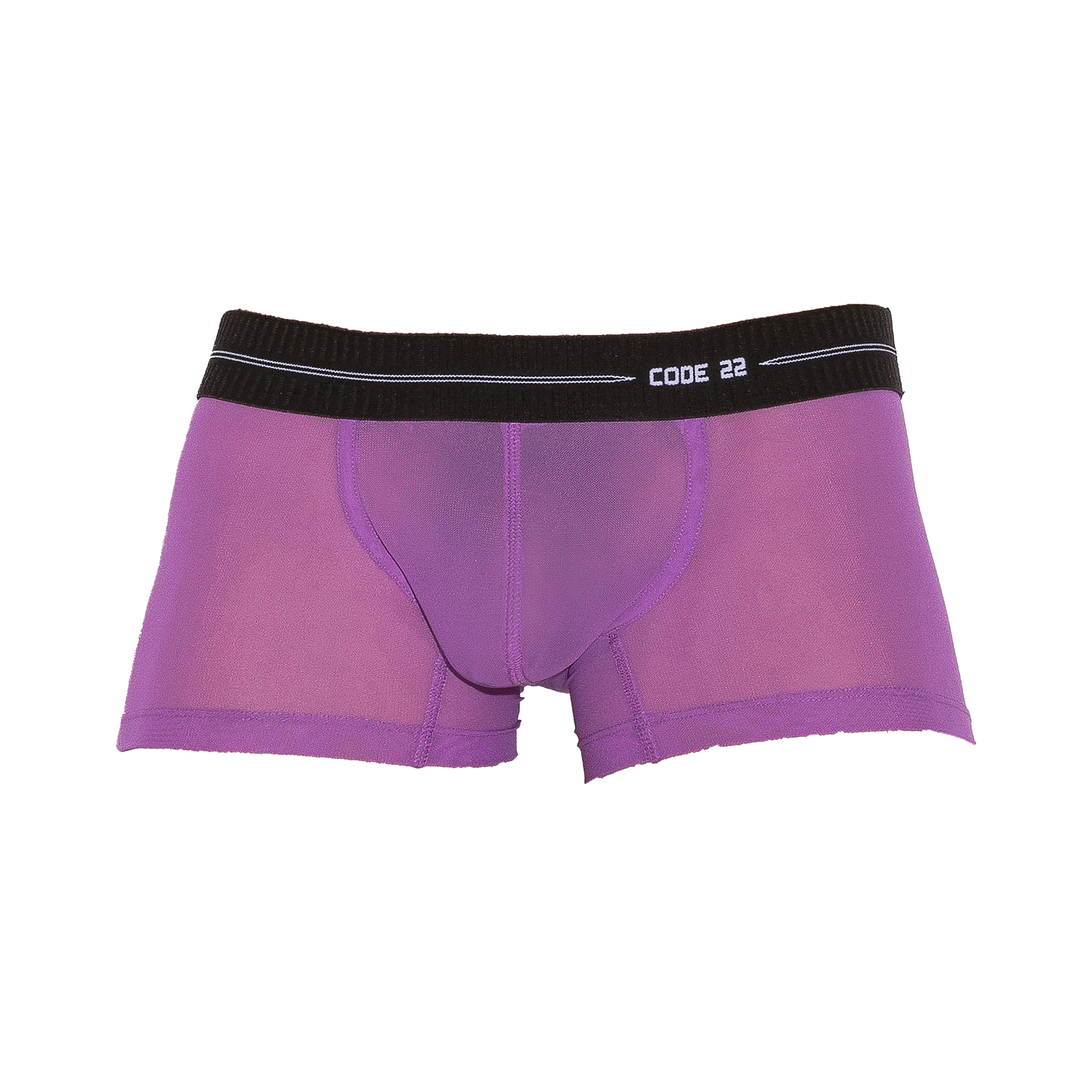 CODE 22 Sheer Mesh Trunk Grape