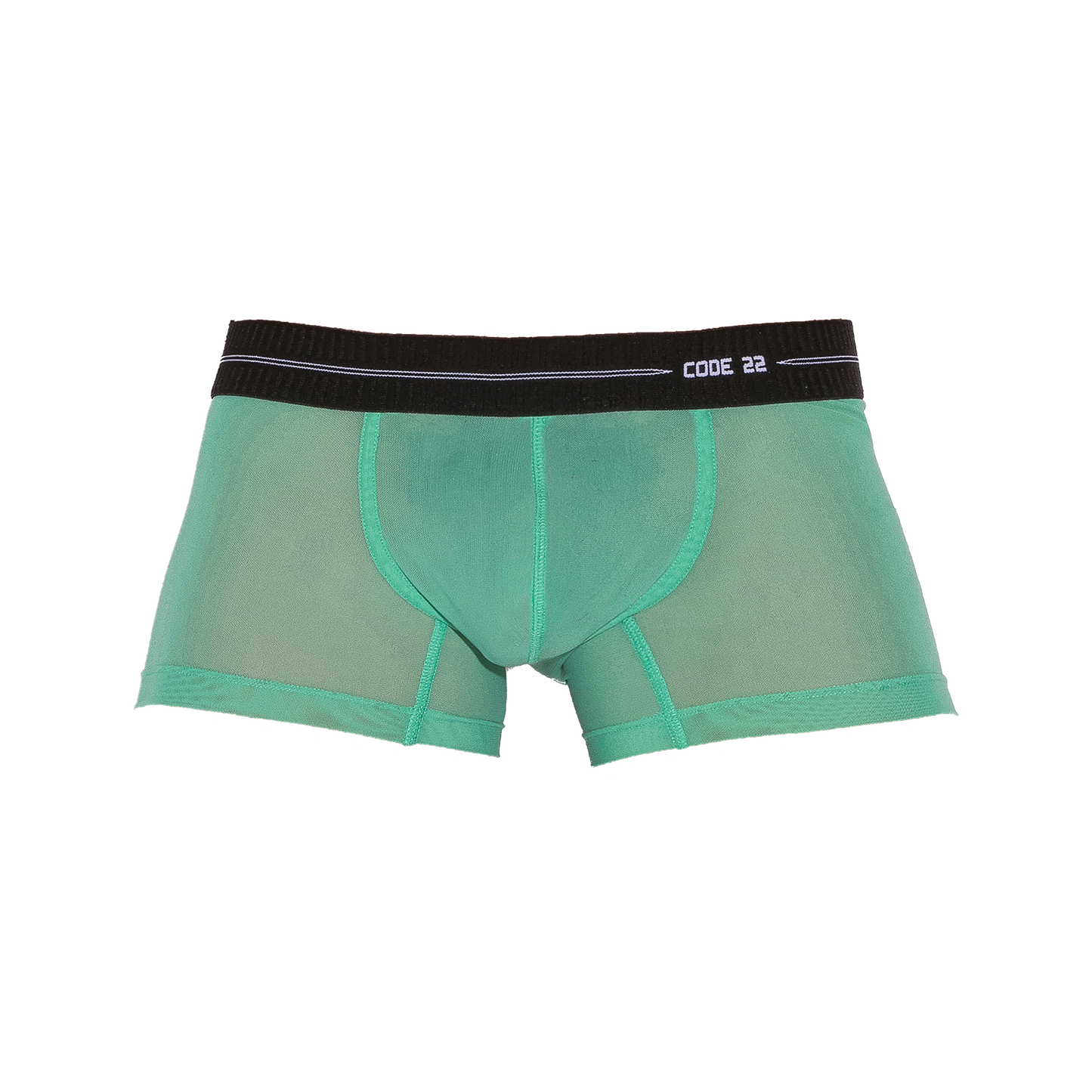 CODE 22 Sheer Mesh Trunk Green