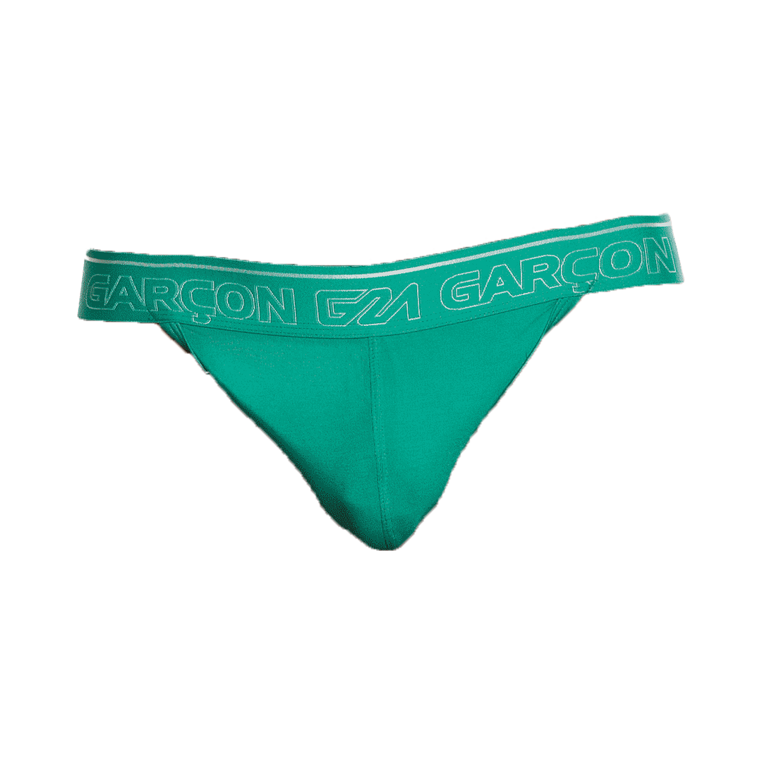 Garçon Thong Courtside Green