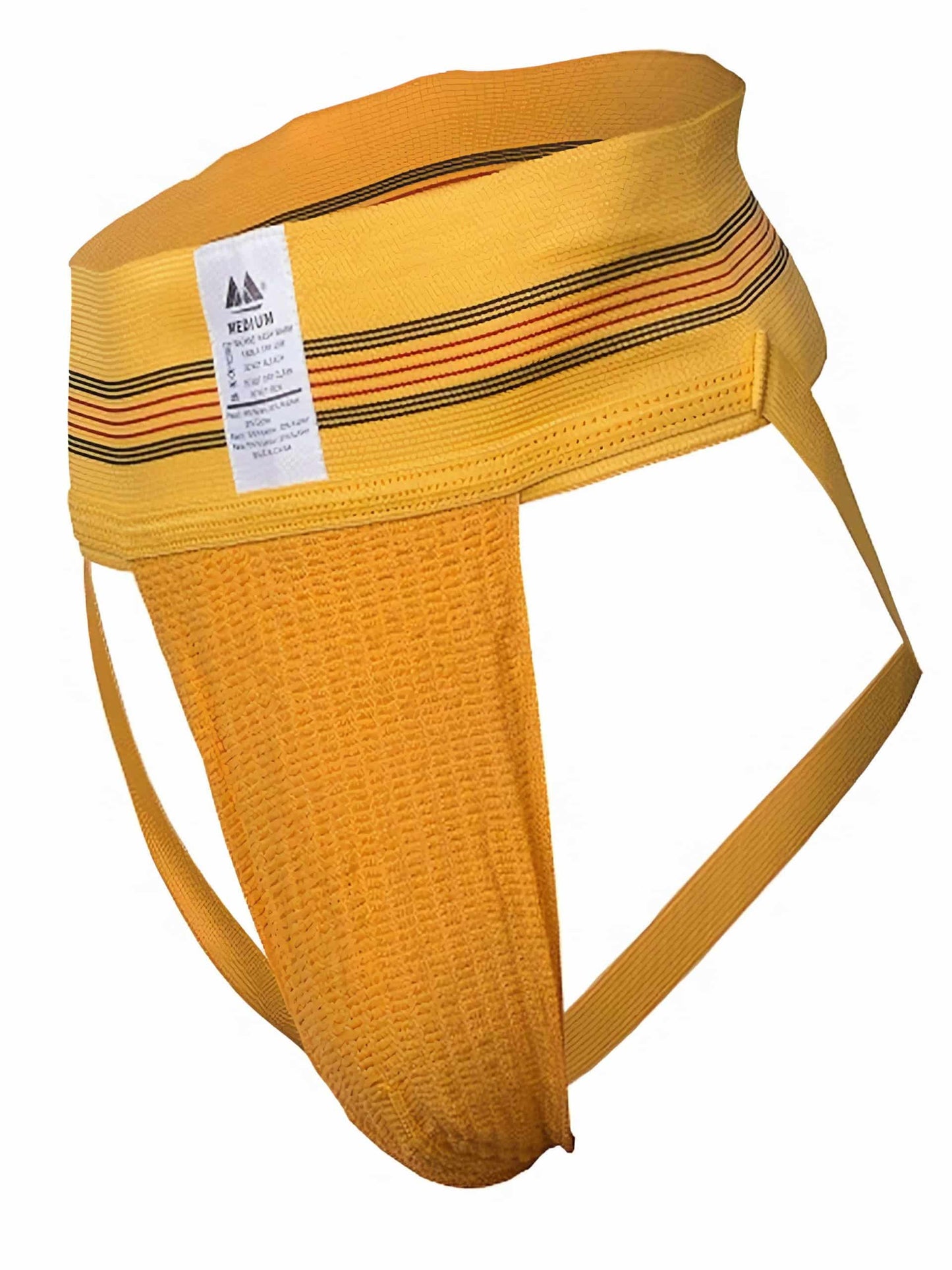 MM Sports The Original No. 10 Swimmer/Jogger Jockstrap 3 inch Yellow