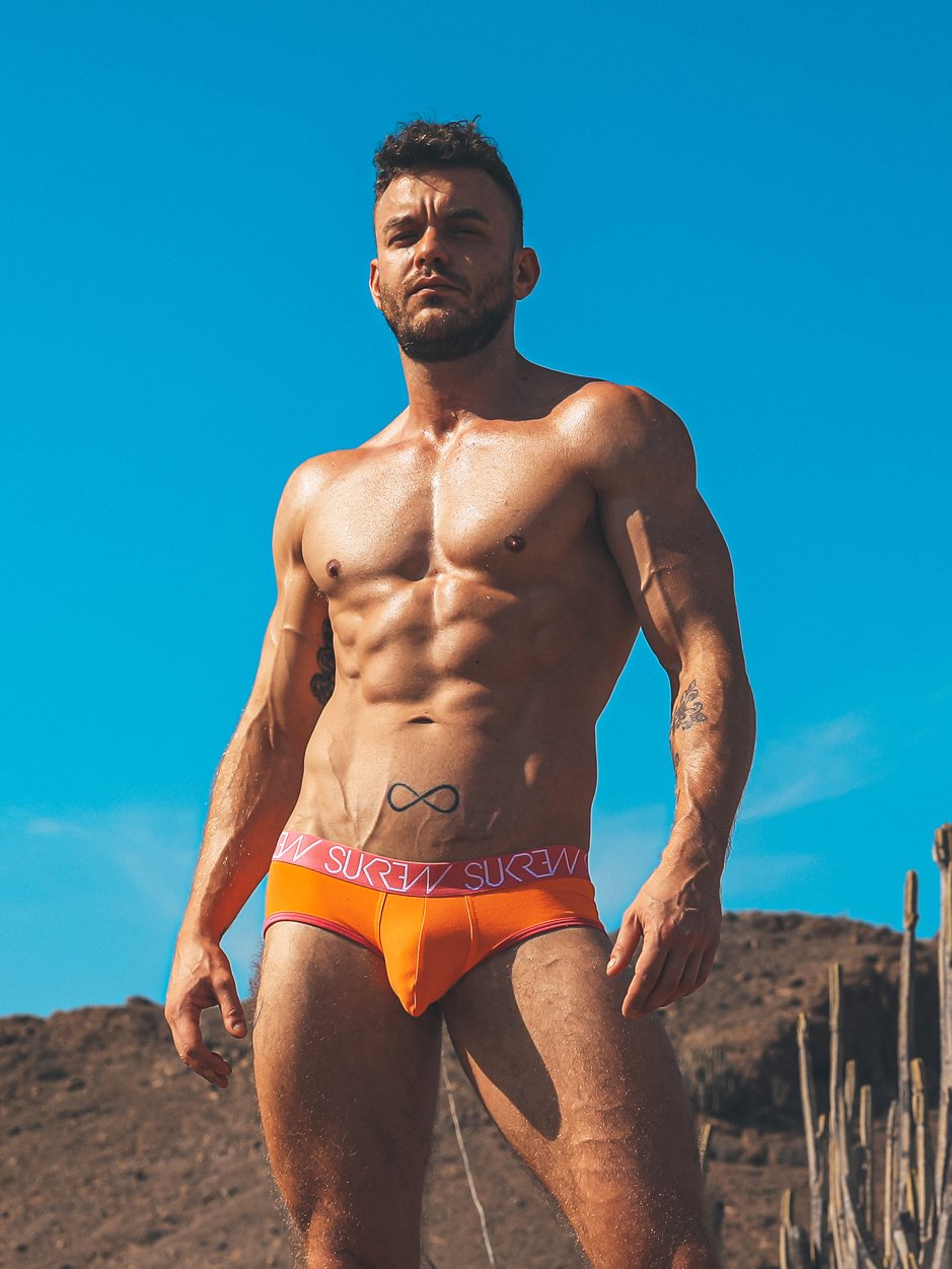 Sukrew Apex Brief Sunrise Orange