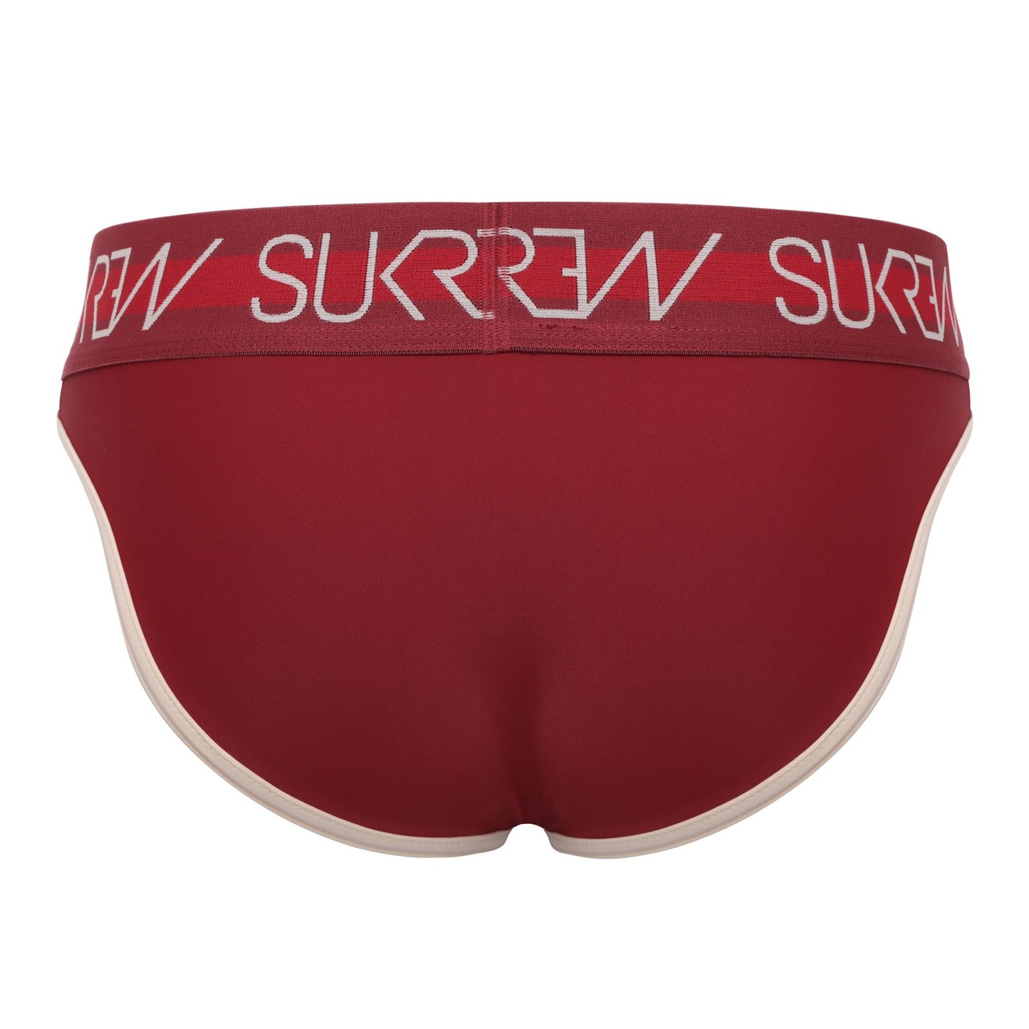 Sukrew Classic Brief Burgundy/Cream