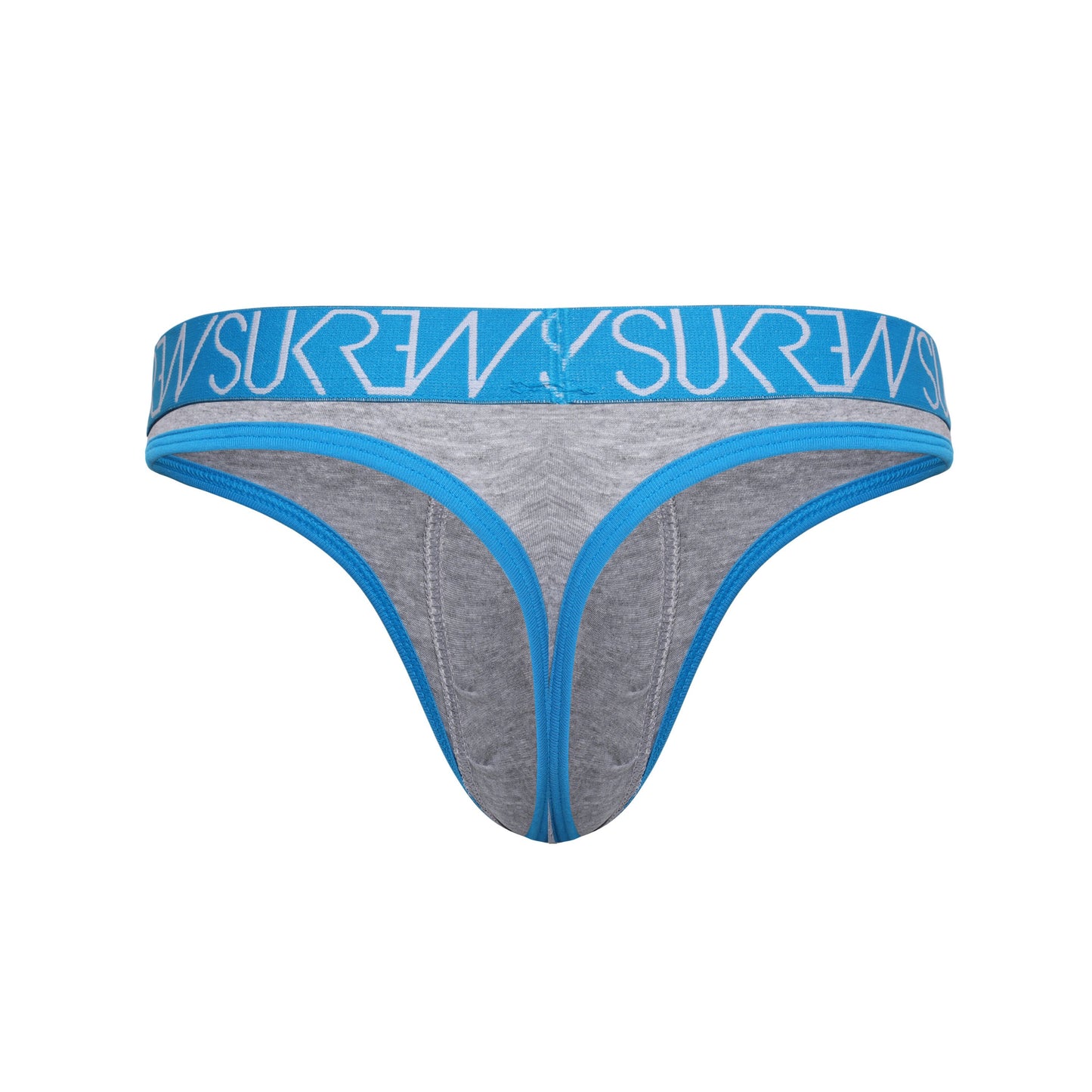 Sukrew Classic Thong Multipack 1 X Grey Marl 1 X Azure Size Xxl 5