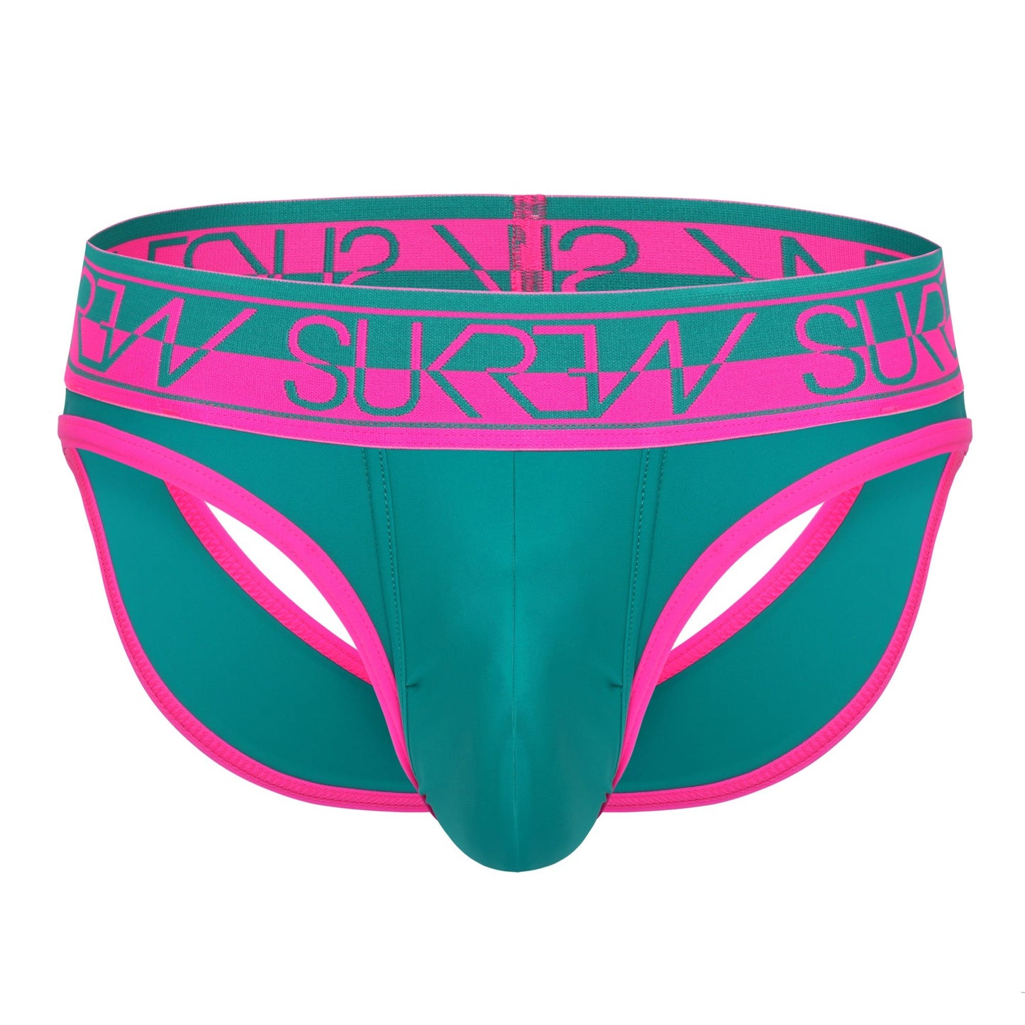 SUKREW V-Thong Green/Pink