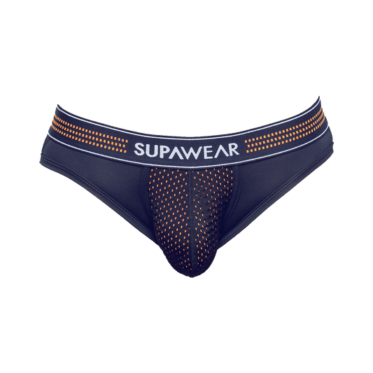 SUPAWEAR Mesh Brief Neon Orange