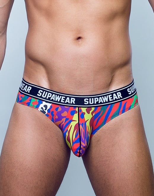 SUPAWEAR POW Brief Crimson Beast