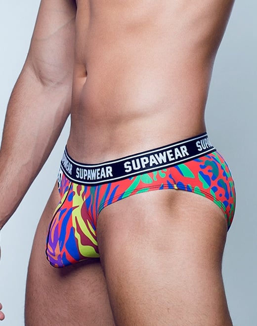 SUPAWEAR POW Brief Crimson Beast