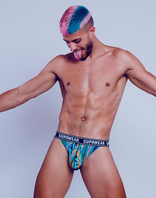 SUPAWEAR POW Jockstrap Arctic Animal