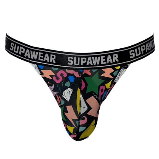 Supawear POW Jockstrap Ink Zwart