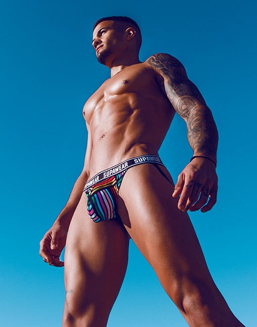 Supawear POW Jockstrap Rainbow